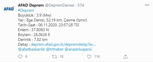 İzmir'de korkutan deprem!
